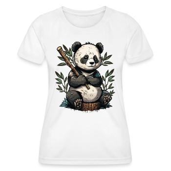 Copain de bambou - T-shirt sport Femme - blanc - Devant - AI Model Female 172 dark (172cm)