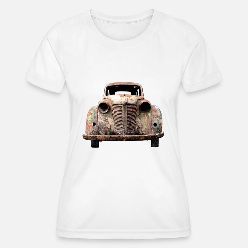 automobile - Women's Functional T-Shirt - white