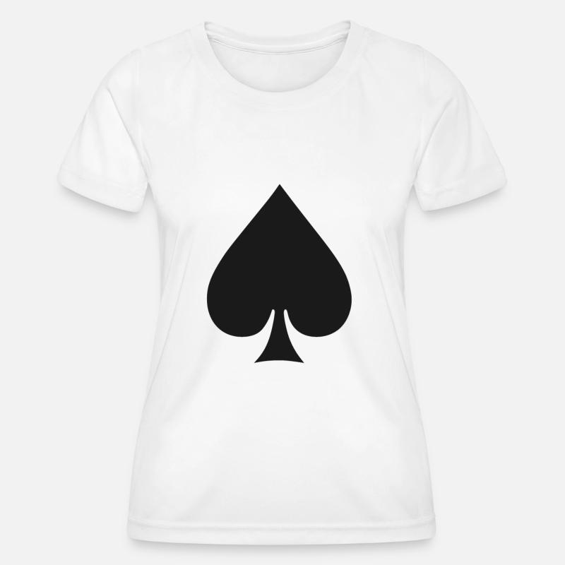 spade - Women's Functional T-Shirt - white