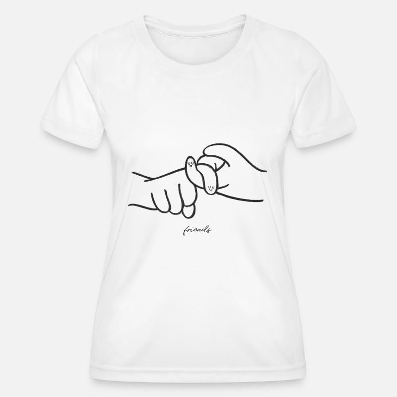 Friendly - Women's Functional T-Shirt - white