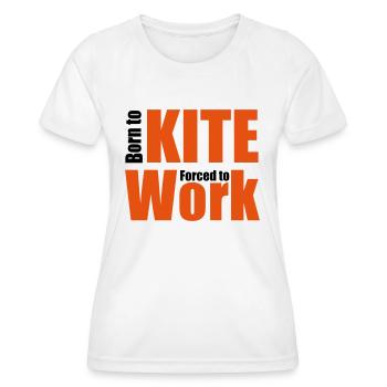 Drachenfliegen - Frauen Funktions-T-Shirt - Weiß - Vorne - AI Model Female 172 dark (172cm)