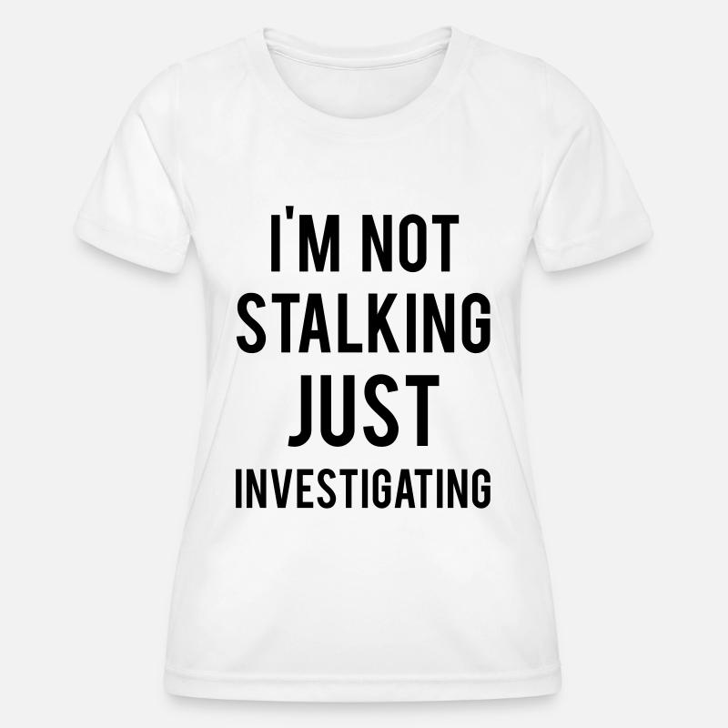 Investigating - Women's Functional T-Shirt - white