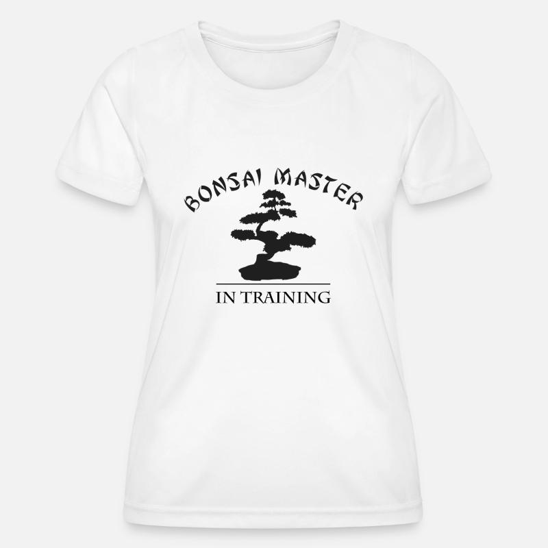 Bonsai master in training - Women's Functional T-Shirt - white