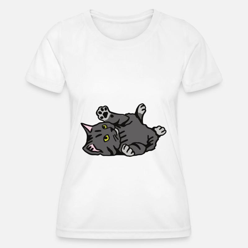 Kitten - Women's Functional T-Shirt - white