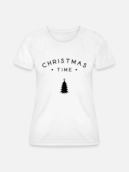 Weihnachtszeit - Frauen Funktions-T-Shirt - Weiß