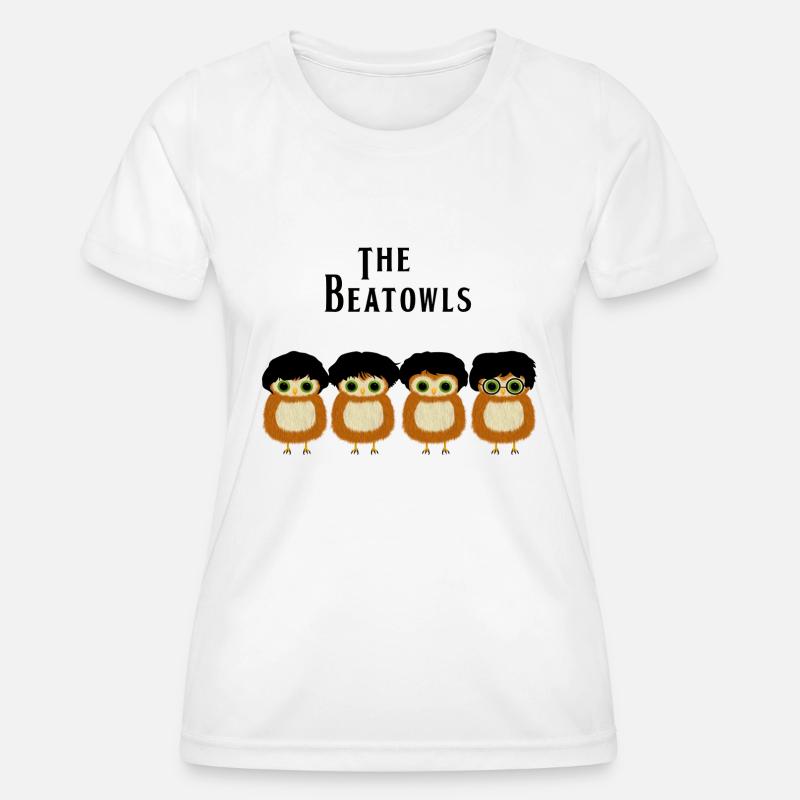 beatowls - Women's Functional T-Shirt - white