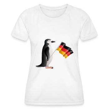 Football Football Fan Germany National Team - Women's Functional T-Shirt - white - Front - AI Model Female 172 dark (172cm)