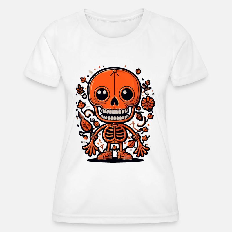 Skeleton - Women's Functional T-Shirt - white