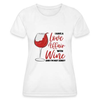Weintrinken Weinverkostung Weinliebhaber - Frauen Funktions-T-Shirt - Weiß - Vorne - AI Model Female 172 dark (172cm)