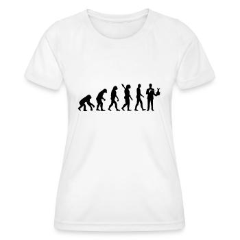 Evolution Magician - Women's Functional T-Shirt - white - Front - AI Model Female 172 dark (172cm)