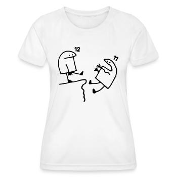 12 Jahre alt Geschenkidee Humor Geburtstag 12 Jahre - Frauen Funktions-T-Shirt - Weiß - Vorne - AI Model Female 172 dark (172cm)
