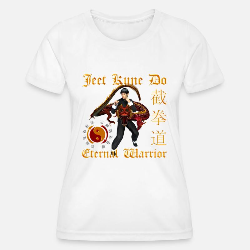 Jeet Kune Do Warrior - Women's Functional T-Shirt - white
