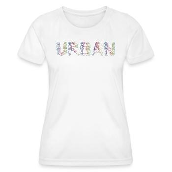 urban 3 - Women's Functional T-Shirt - white - Front - AI Model Female 172 dark (172cm)