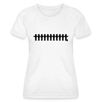 Kicker 11 - Frauen Funktions-T-Shirt - Weiß - Vorne - AI Model Female 172 dark (172cm)