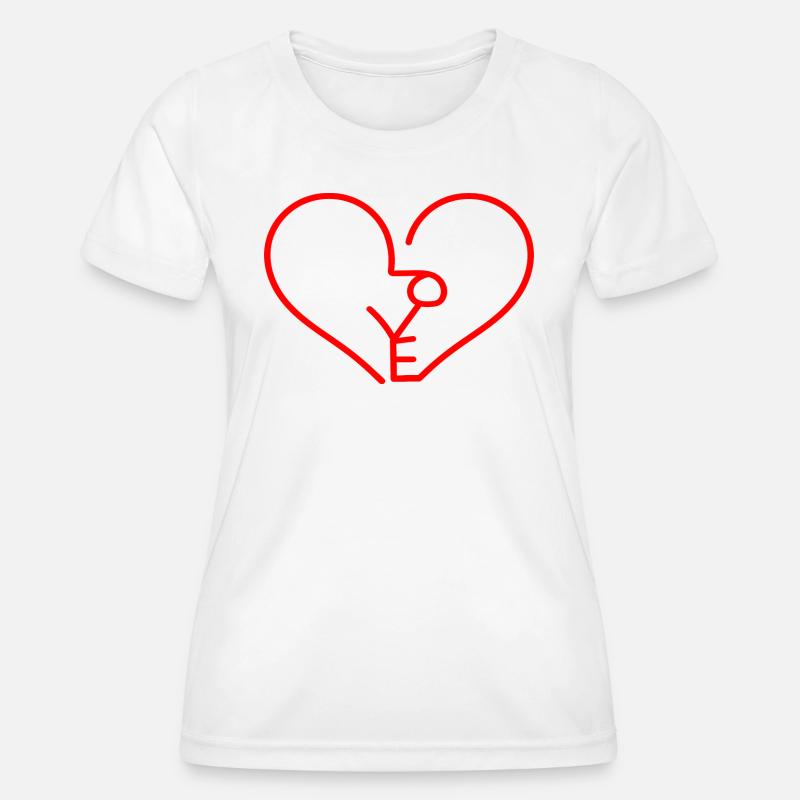 Love - Women's Functional T-Shirt - white