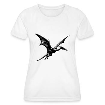 Ptérosaure Dino Ptéranodon Dinosaure volant - T-shirt sport Femme - blanc - Devant - AI Model Female 172 dark (172cm)