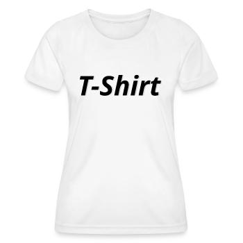 T-Shirt - Frauen Funktions-T-Shirt - Weiß - Vorne - AI Model Female 172 dark (172cm)