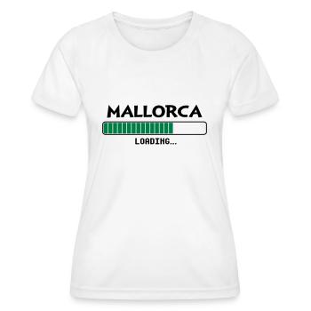 Mallorca loading Ladebalken - Frauen Funktions-T-Shirt - Weiß - Vorne - AI Model Female 172 dark (172cm)