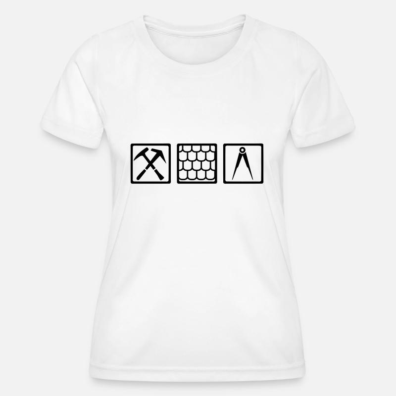 Dachdecker - Frauen Funktions-T-Shirt - Weiß