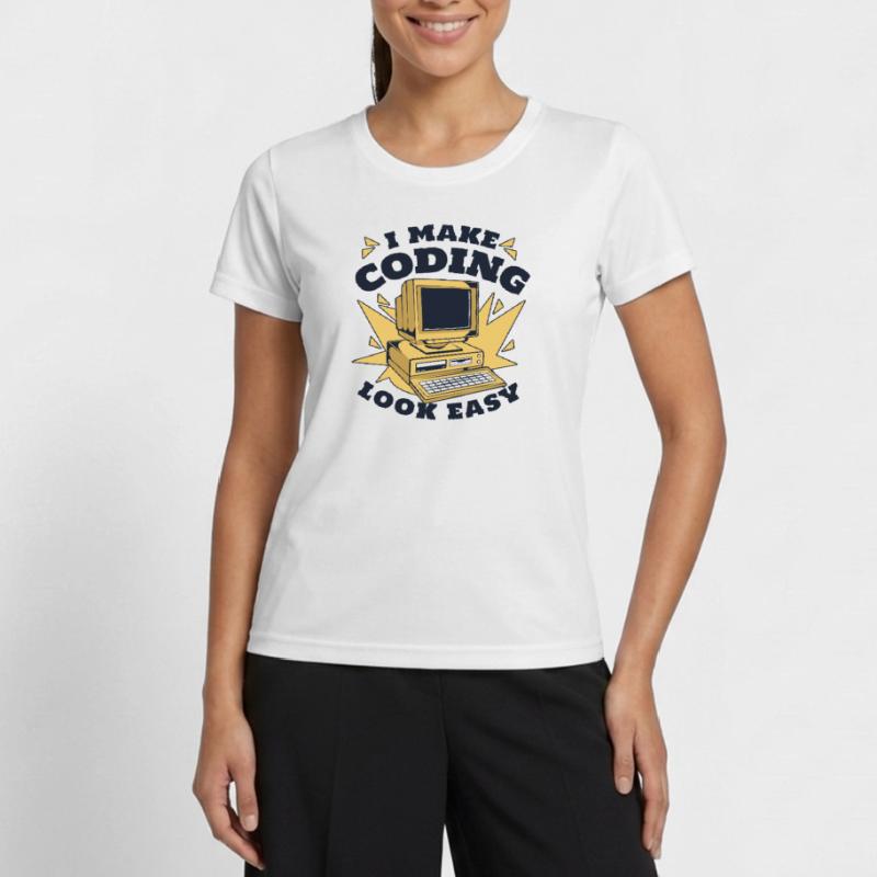 Je rends le codage facile Developer Coder T-shirt sport Femme