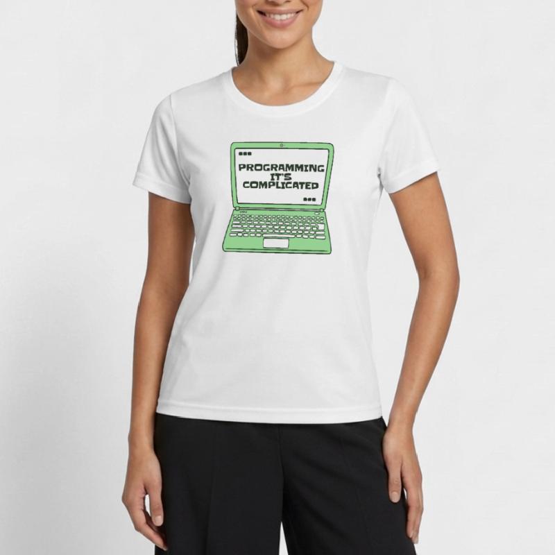 Programmer c’est compliqué Developer Coder T-shirt sport Femme