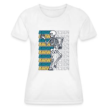 aw Snap Gebrochener Finger Gebrochener Arm Bein Chirurg - Frauen Funktions-T-Shirt - Weiß - Vorne - AI Model Female 172 dark (172cm)