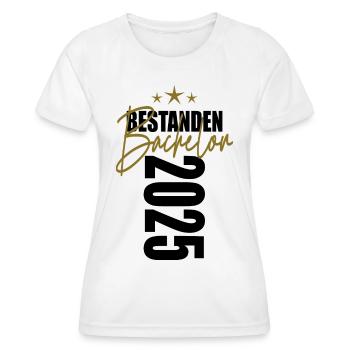 Bachelor 2025 - Frauen Funktions-T-Shirt - Weiß - Vorne - AI Model Female 172 dark (172cm)