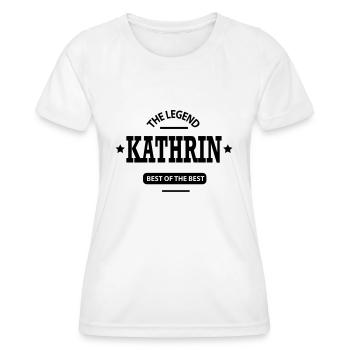 kathrin - Frauen Funktions-T-Shirt - Weiß - Vorne - AI Model Female 172 dark (172cm)