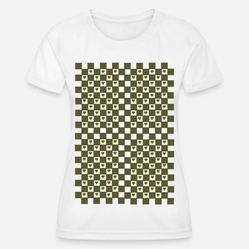 Heart design - Women's Functional T-Shirt - white