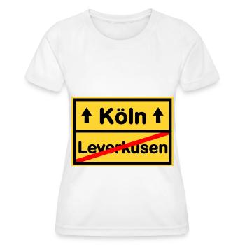 Nummer eins Köln - Frauen Funktions-T-Shirt - Weiß - Vorne - AI Model Female 172 dark (172cm)