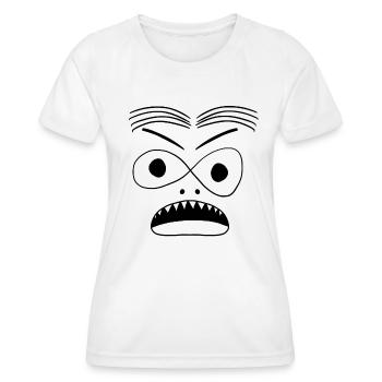 Andreas (#5 aus Weska Face Kollektion) - Frauen Funktions-T-Shirt - Weiß - Vorne - AI Model Female 172 dark (172cm)