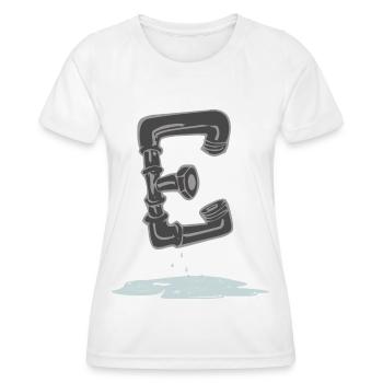 Tube E - Women's Functional T-Shirt - white - Front - AI Model Female 172 dark (172cm)