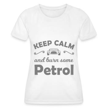 Der Autofahrer - Frauen Funktions-T-Shirt - Weiß - Vorne - AI Model Female 172 dark (172cm)