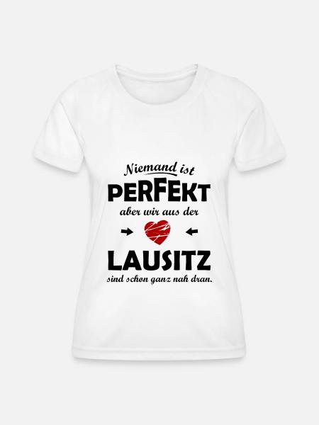 Die Lausitz - Frauen Funktions-T-Shirt - Weiß