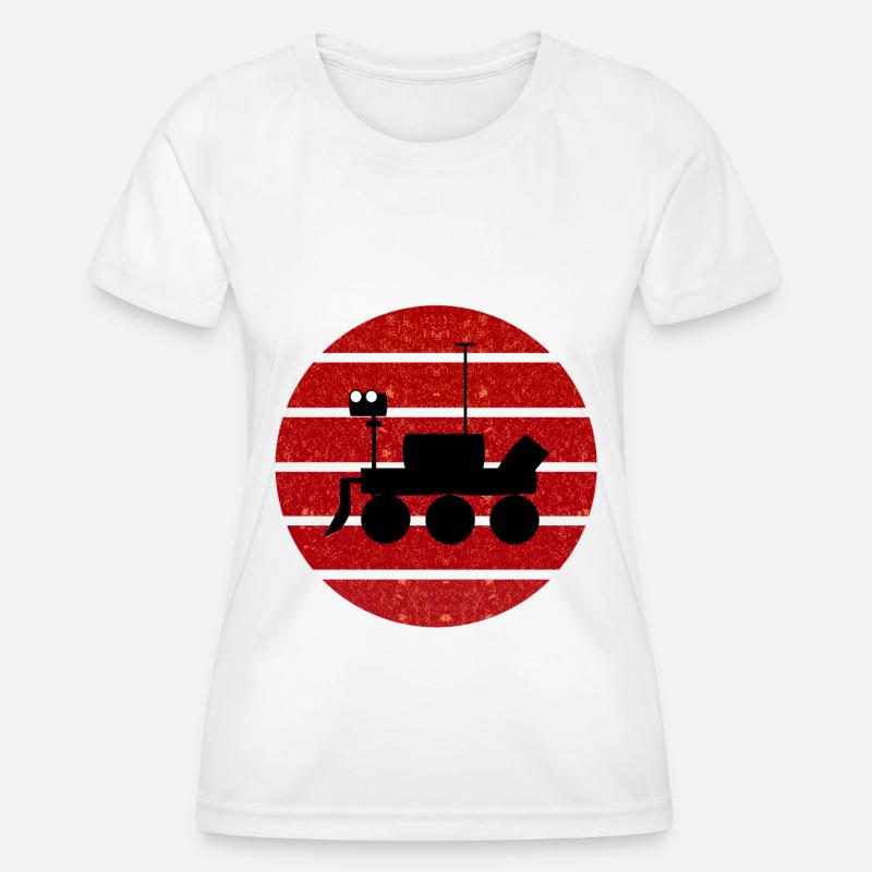 The Space Explorers - Women's Functional T-Shirt - white