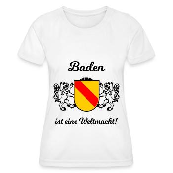 Meine Heimat im Badnerland - Frauen Funktions-T-Shirt - Weiß - Vorne - AI Model Female 172 dark (172cm)