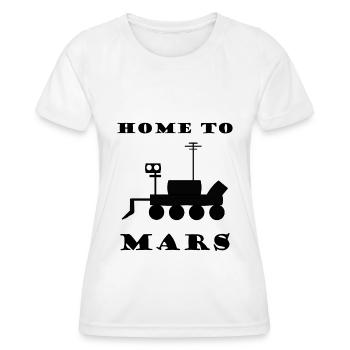 Retour sur Mars - T-shirt sport Femme - blanc - Devant - AI Model Female 172 dark (172cm)