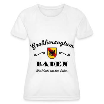 Die Badner Macht aus dem Süden - Frauen Funktions-T-Shirt - Weiß - Vorne - AI Model Female 172 dark (172cm)