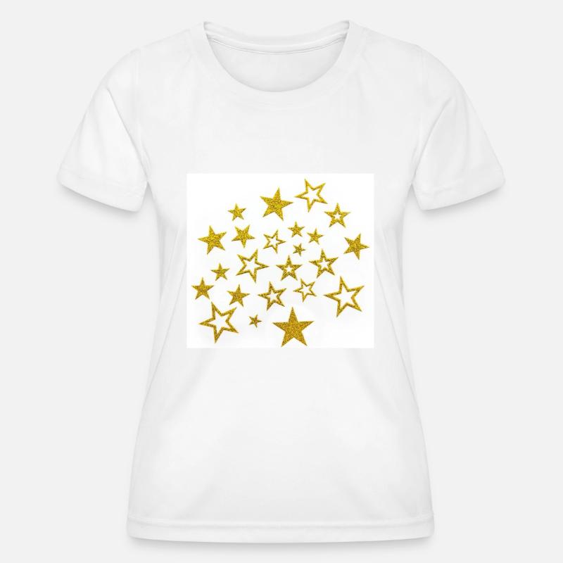 Sterne 🌟 - Women's Functional T-Shirt - white