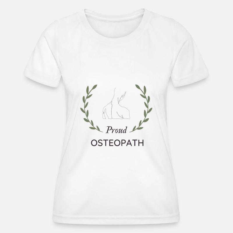 Osteopathy Osteopath - Women's Functional T-Shirt - white