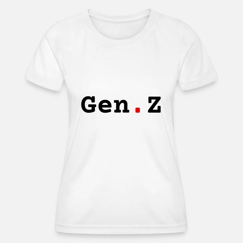 Gen. Z - Women's Functional T-Shirt - white