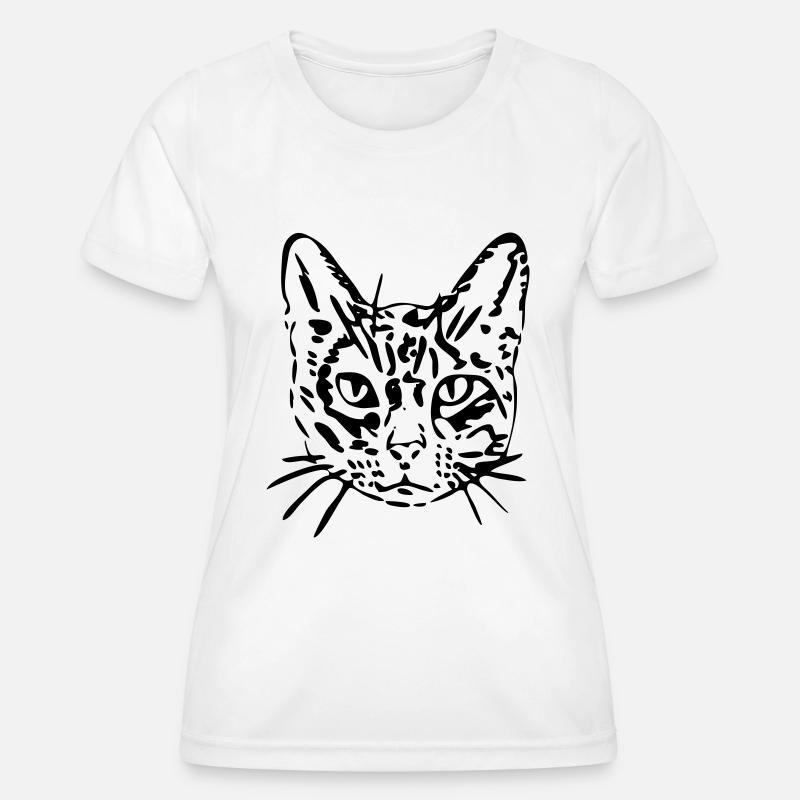 Cat, kitty, kitty, gift, gift idea - Women's Functional T-Shirt - white