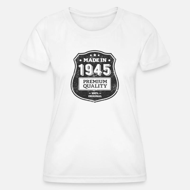 MADE IN 1945 - Women's Functional T-Shirt - white