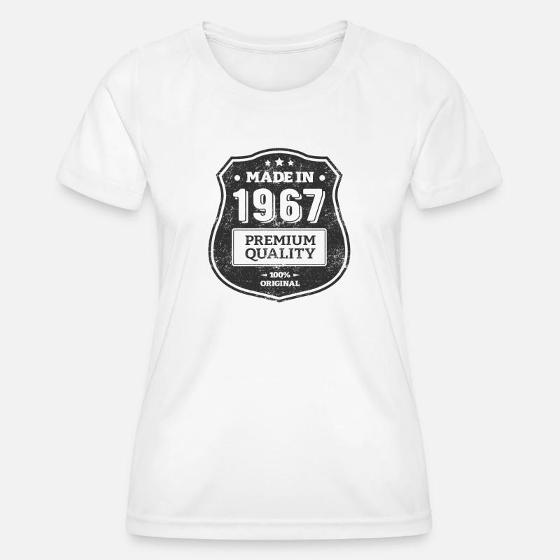 MADE IN 1967 - Women's Functional T-Shirt - white