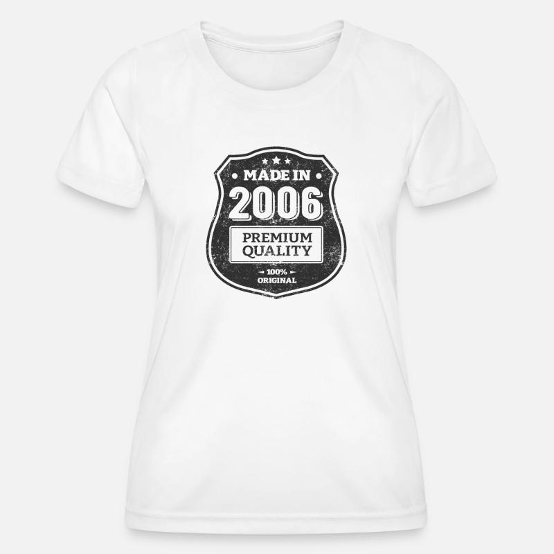 MADE IN 2006 - Women's Functional T-Shirt - white