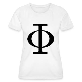 Phi - Women's Functional T-Shirt - white - Front - AI Model Female 172 dark (172cm)