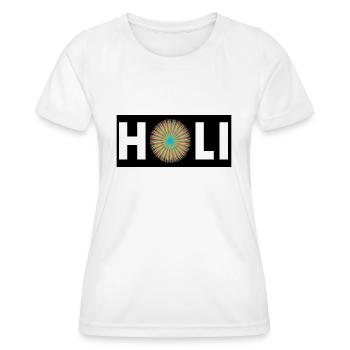 Holi Festival - Women's Functional T-Shirt - white - Front - AI Model Female 172 dark (172cm)