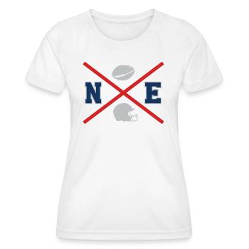 Croix de la Nouvelle-Angleterre - T-shirt sport Femme - blanc - Devant - AI Model Female 172 dark (172cm)