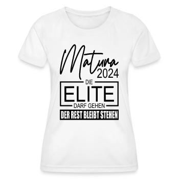 Matura 2024 - Frauen Funktions-T-Shirt - Weiß - Vorne - AI Model Female 172 dark (172cm)