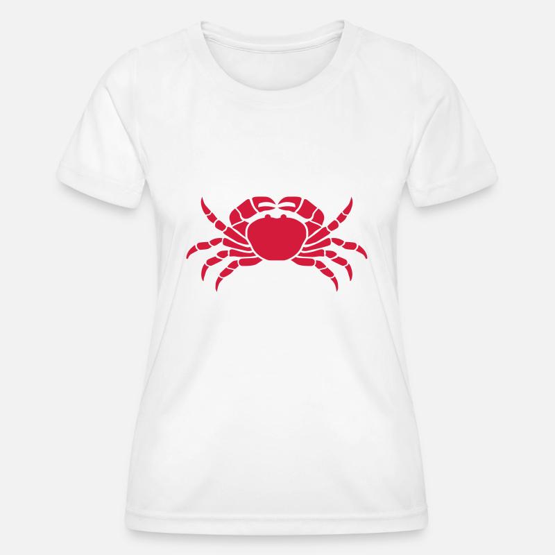 Crab - Women's Functional T-Shirt - white